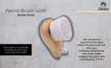 Facial Brush with Bamboo Handle